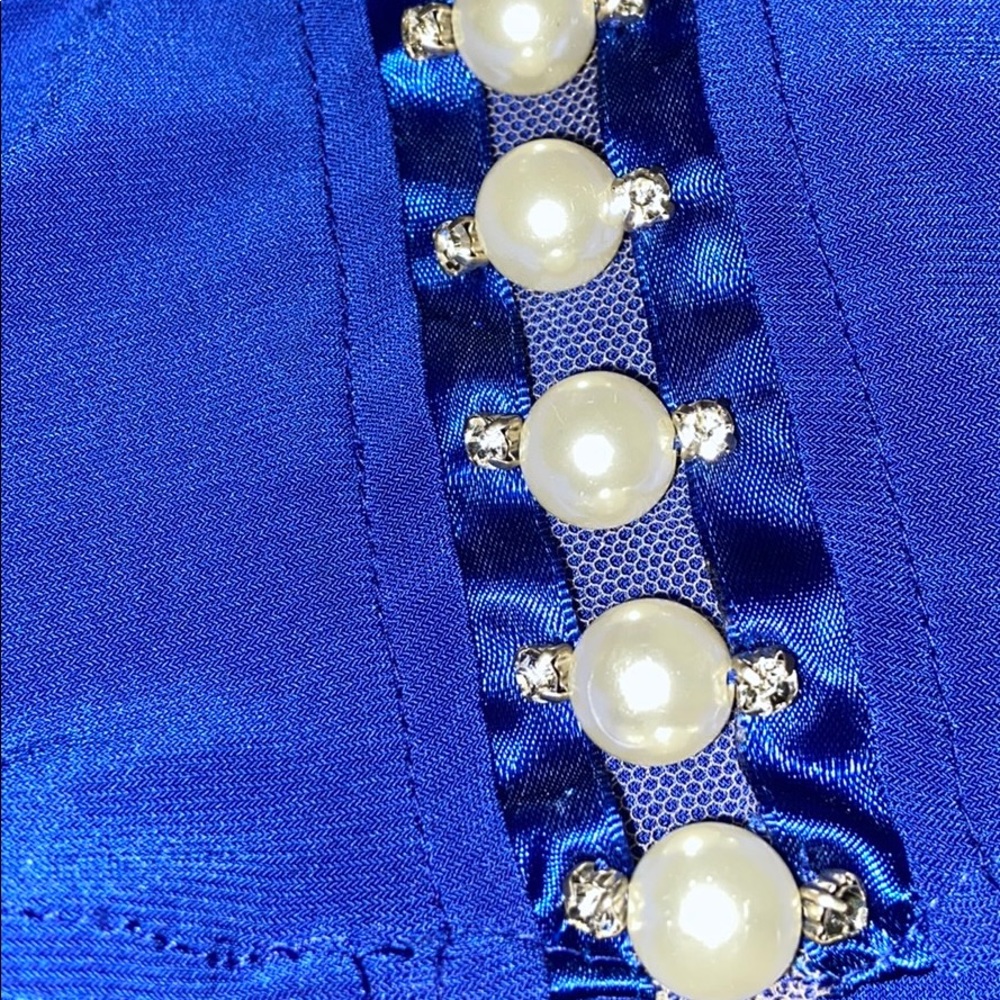 🌸NWT MSK petite shift faux pearl dress - Picture 5 of 5